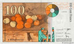 100 Francs CÉZANNE FRANCIA  1998 F.74.02 FDC