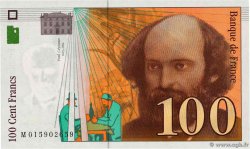 100 Francs CÉZANNE Sans STRAP Fauté FRANCIA  1997 F.74f4.01 FDC