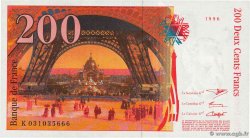 200 Francs EIFFEL FRANCIA  1996 F.75.02 FDC