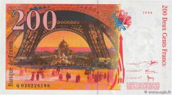 200 Francs EIFFEL FRANCIA  1996 F.75.03a FDC
