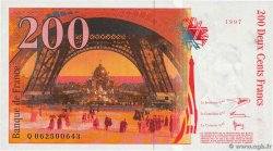200 Francs EIFFEL FRANCIA  1997 F.75.04b FDC