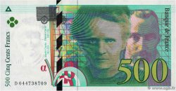 500 Francs PIERRE ET MARIE CURIE FRANCIA  2000 F.76.05 FDC