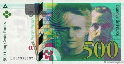 500 Francs PIERRE ET MARIE CURIE Numéro spécial FRANCIA  1998 F.76.04 q.FDC