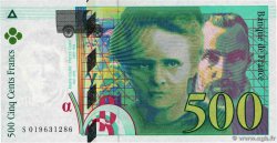 500 Francs PIERRE ET MARIE CURIE Sans le symbole du Radium Fauté FRANCIA  1994 F.76f3.01 FDC