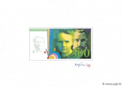 500 Francs PIERRE ET MARIE CURIE Essai FRANCE  1991 NE.1991