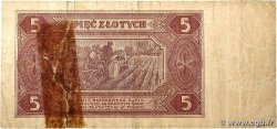 5 Zlotych POLOGNE  1948 P.135 B