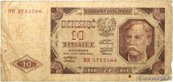 10 Zlotych POLOGNE  1948 P.136 B