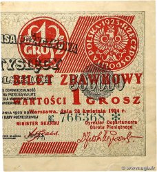 1 Grosz POLOGNE  1924 P.042b TTB