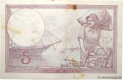 5 Francs FEMME CASQUÉE modifié FRANCE  1939 F.04.04 TTB+