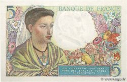 5 Francs BERGER FRANCE  1945 F.05.06 pr.NEUF