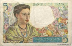 5 Francs BERGER FRANCE  1943 F.05.04 TB+
