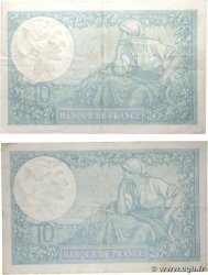 10 Francs MINERVE modifié Lot FRANCE  1941 F.07.29 TTB