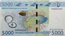 5000 Francs FRENCH PACIFIC TERRITORIES  2014 P.07 UNC-