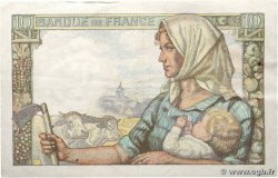10 Francs MINEUR FRANCE  1942 F.08.04 TTB+