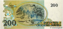200 Cruzeiros sur 200 Cruzados Novos BRASILE  1991 P.225b FDC