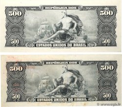 50 Centavos sur 500 Cruzeiros Lot BRÉSIL  1967 P.186a SUP+