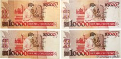 10000 Cruzados Lot BRÉSIL  1989 P.215a TB+