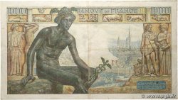 1000 Francs DÉESSE DÉMÉTER FRANCE  1942 F.40.03 TB