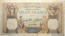 1000 Francs CÉRÈS ET MERCURE FRANCE  1930 F.37.05 TB