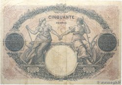 50 Francs BLEU ET ROSE FRANCIA  1925 F.14.38 BC