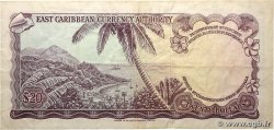 20 Dollars CARIBBEAN   1965 P.15b VF