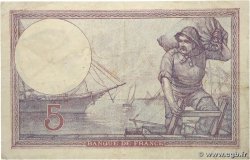 5 Francs FEMME CASQUÉE FRANCE  1921 F.03.05 F+