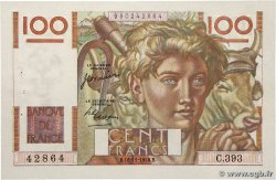 100 Francs JEUNE PAYSAN FRANCE  1950 F.28.28 SUP+