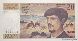 20 Francs DEBUSSY FRANCE  1987 F.66.08