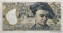 50 Francs QUENTIN DE LA TOUR FRANCE  1980 F.67.06