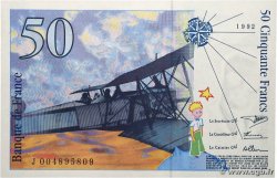 50 Francs SAINT-EXUPÉRY FRANCE  1992 F.72.01b UNC