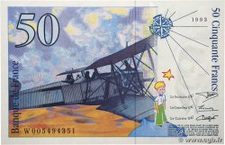 50 Francs SAINT-EXUPÉRY FRANCE  1993 F.72.02 UNC