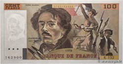 100 Francs DELACROIX imprimé en continu FRANCE  1990 F.69bis.02a