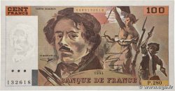 100 Francs DELACROIX 442-1 & 442-2 FRANCE  1994 F.69ter.01c