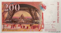 200 Francs EIFFEL FRANCIA  1999 F.75.05 FDC