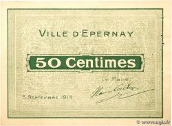 50 Centimes FRANCE régionalisme et divers Epernay 1914 JP.51-15