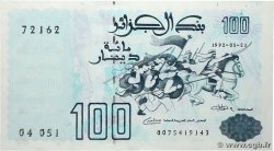 100 Dinars ALGÉRIE  1992 P.137