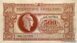 500 Francs MARIANNE fabrication anglaise FRANCE  1945 VF.11.01