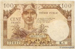 100 Francs TRÉSOR PUBLIC FRANCE  1955 VF.34.01