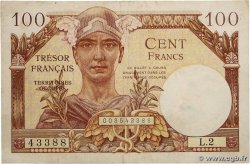 100 Francs TRÉSOR FRANÇAIS FRANCE  1947 VF.32.02