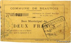 2 Francs FRANCE régionalisme et divers Beauvois 1915 JP.02-0164