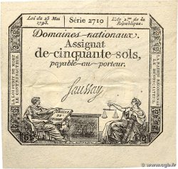 50 Sols FRANCE  1793 Ass.42c