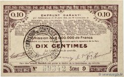 10 Centimes FRANCE régionalisme et divers 70 Communes 1915 JP.62-0067