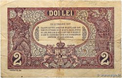 2 Lei ROUMANIE  1937 P.039a B+
