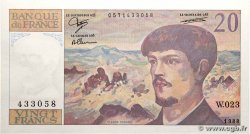 20 Francs DEBUSSY FRANCE  1988 F.66.09W23