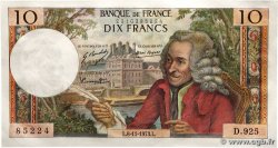 10 Francs VOLTAIRE FRANCE  1973 F.62.64
