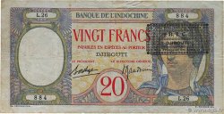 20 Francs DJIBOUTI  1943 P.12A