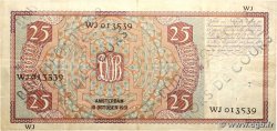 25 Gulden Annulé PAYS-BAS  1931 P.050 TTB