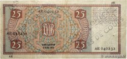 25 Gulden Annulé PAYS-BAS  1931 P.050 TB+