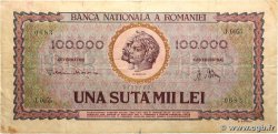 100000 Lei ROUMANIE  1947 P.059