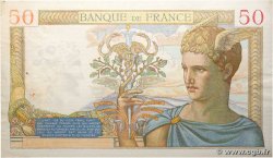 50 Francs CÉRÈS modifié FRANCE  1939 F.18.31 TTB